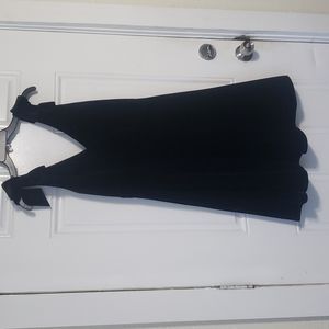 Draper James Black Velvet Cocktail Dress